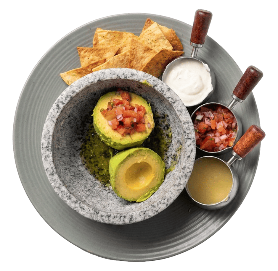 Le Guacamole monté à table